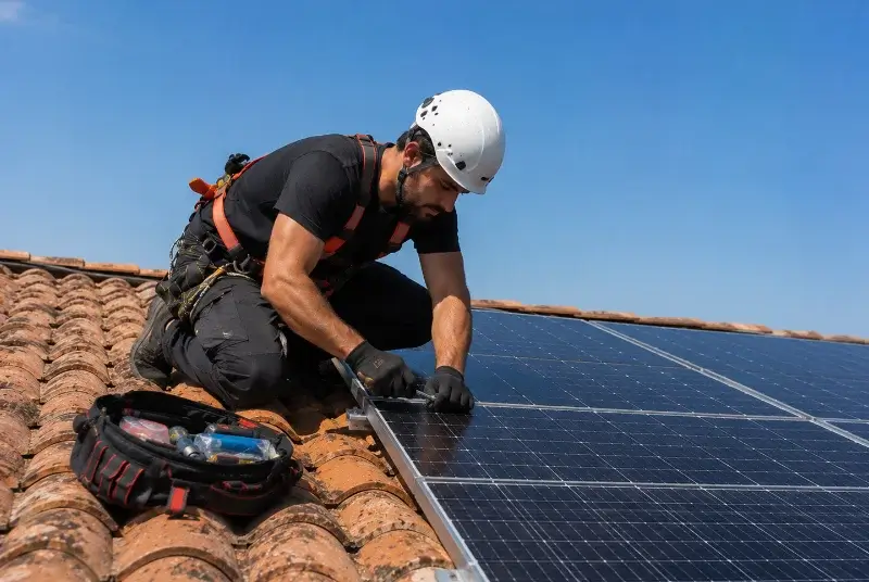 Maintenance et monitoring de panneaux solaires à Tiffauges
